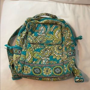 Vera Bradley Backpack green blue turquoise